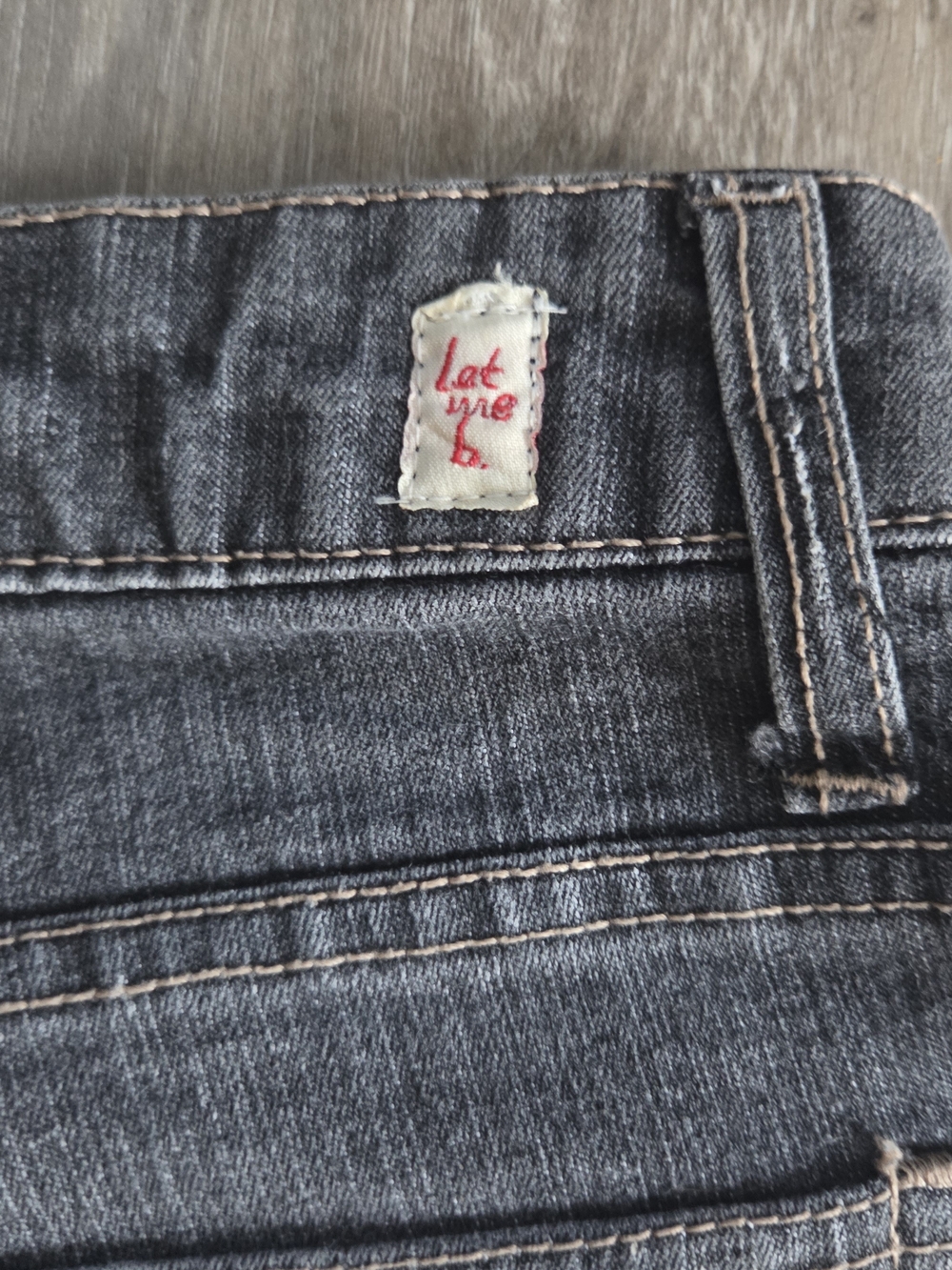 Vintage Bongo Faded Dark Wash Bootcut Jeans Y2K - Picture 9 of 9